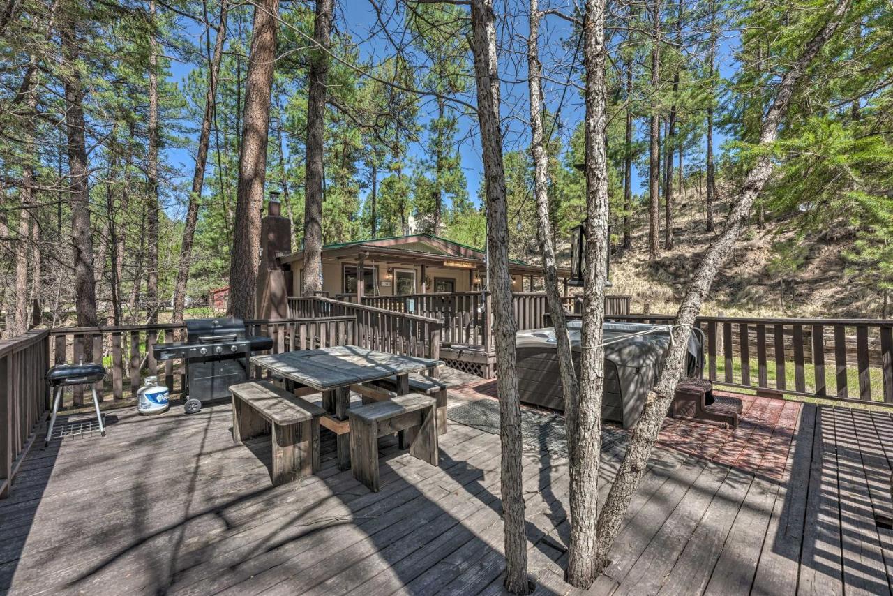 Tranquil Cabin With Stream And Deck Near Dtwn Ruidoso! Exteriör bild
